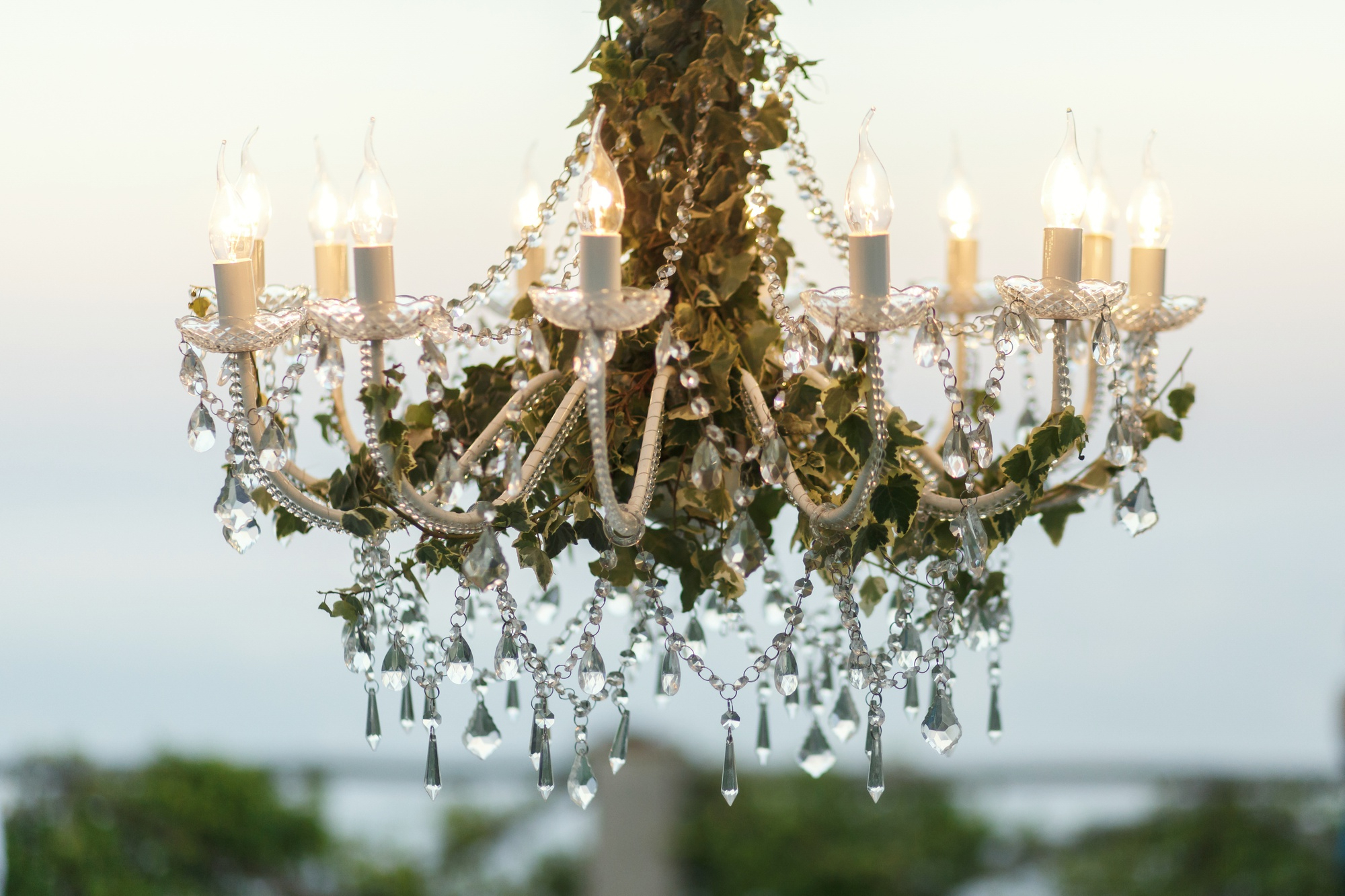 Bohemian Beaded Chandelier
